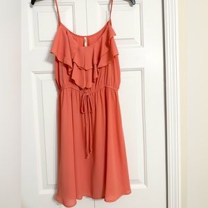 Women’s Size Large Dress In Peach NWOT